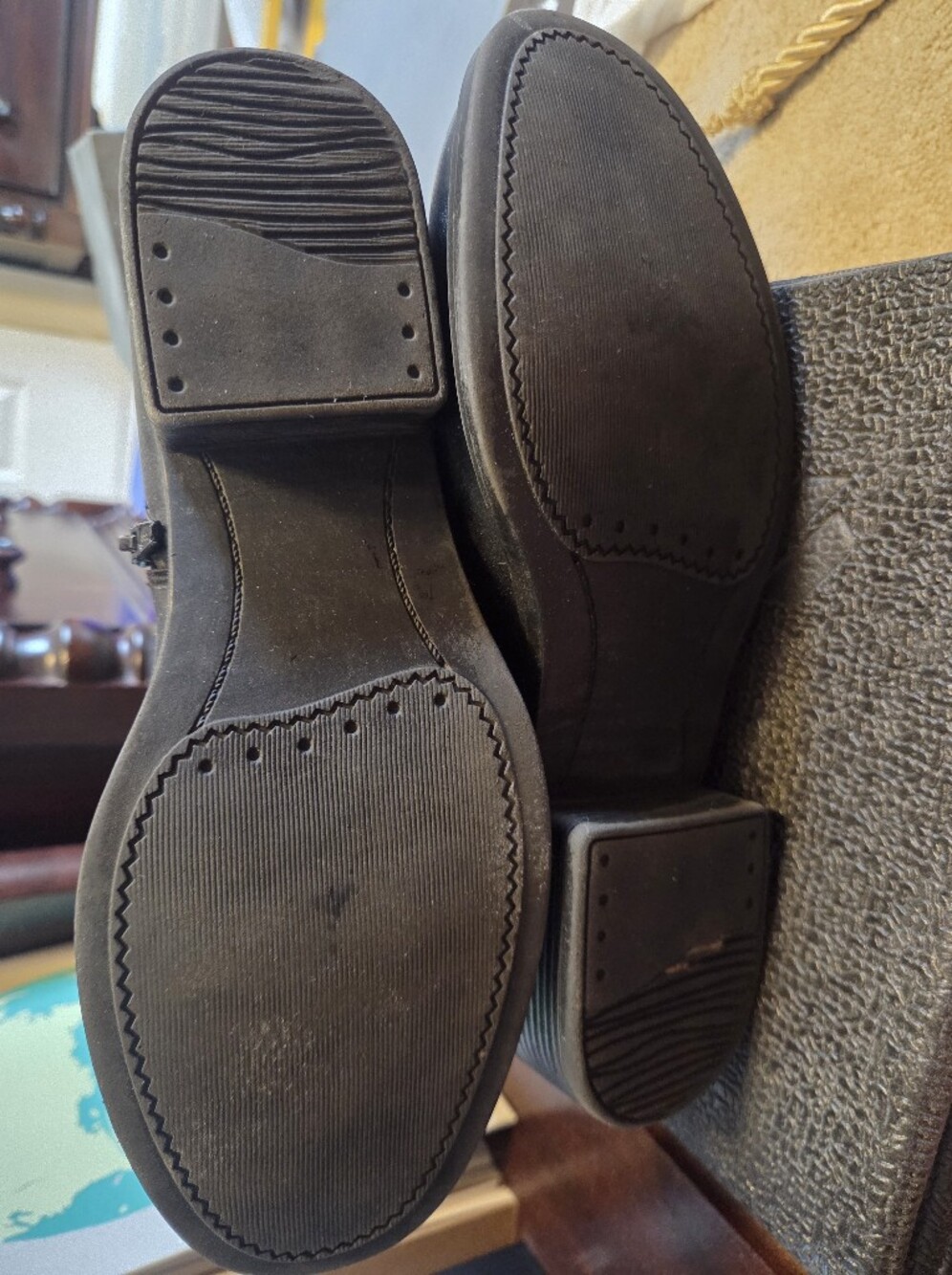 Black Tall Riding Boots - Picture 5 of 5